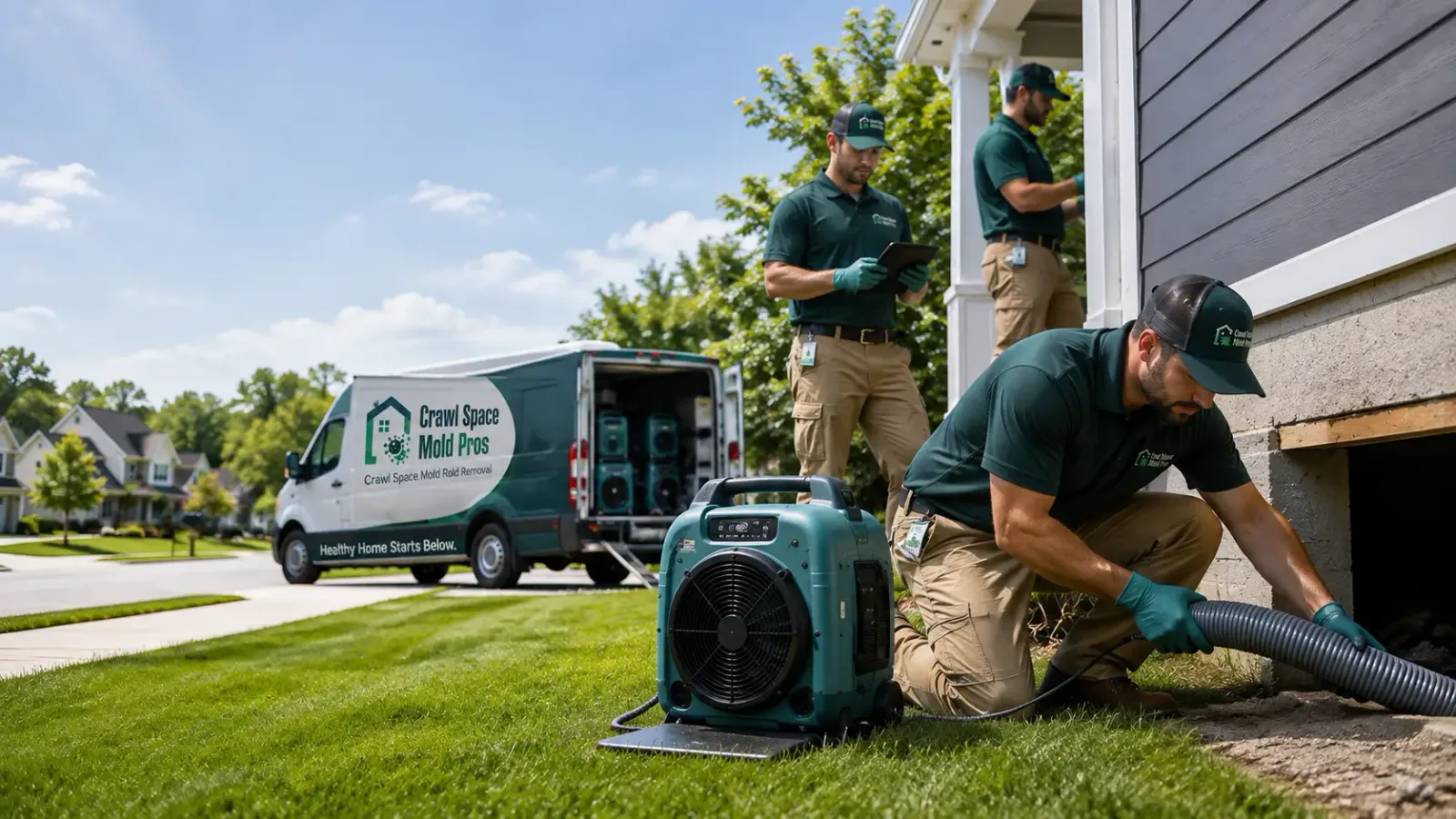 Crawl Space Mold Removal in Crystal Lake, IA